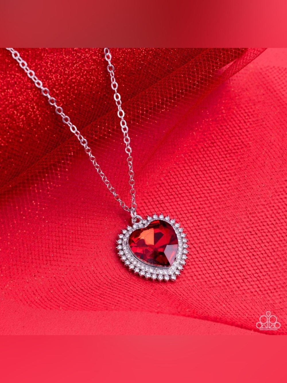 Sweethearts Stroll - Red Necklace